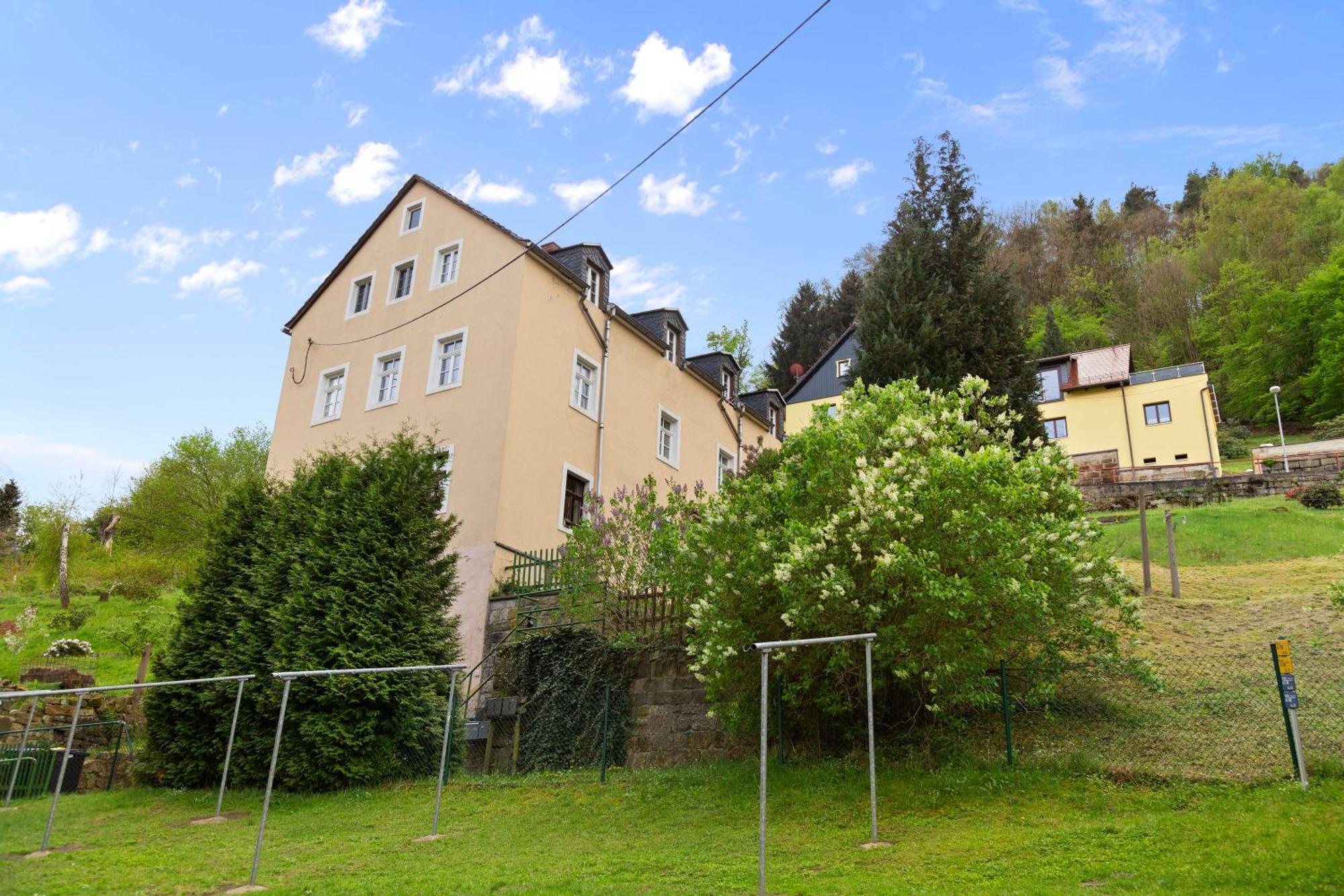 Stilvolles Apartment Mit Festungsblick Im Zentrum Konigstein an der Elbe Exterior photo